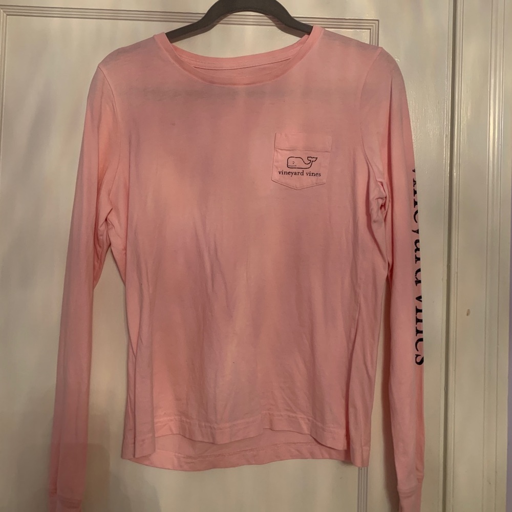 Pink vineyard vines long sleeve